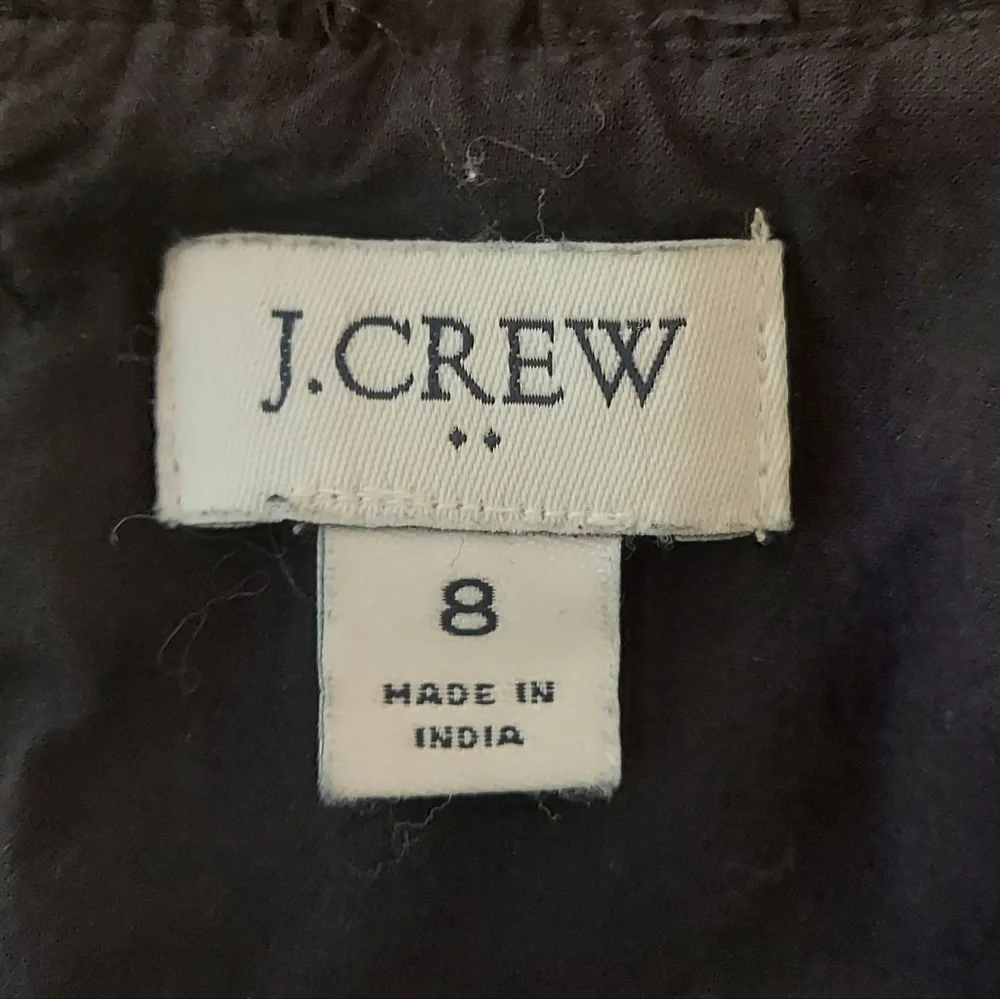 J. Crew Re-Imagined Black Tiered Women's Midi Dress Size 8